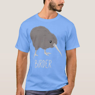 Birding Birder Bird Watcher With Kiwi Bird T-Shirt