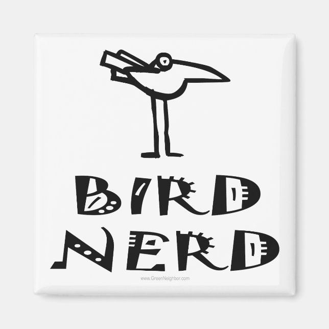 Birding, Birdwatching, Ornithology Magnet (Front)