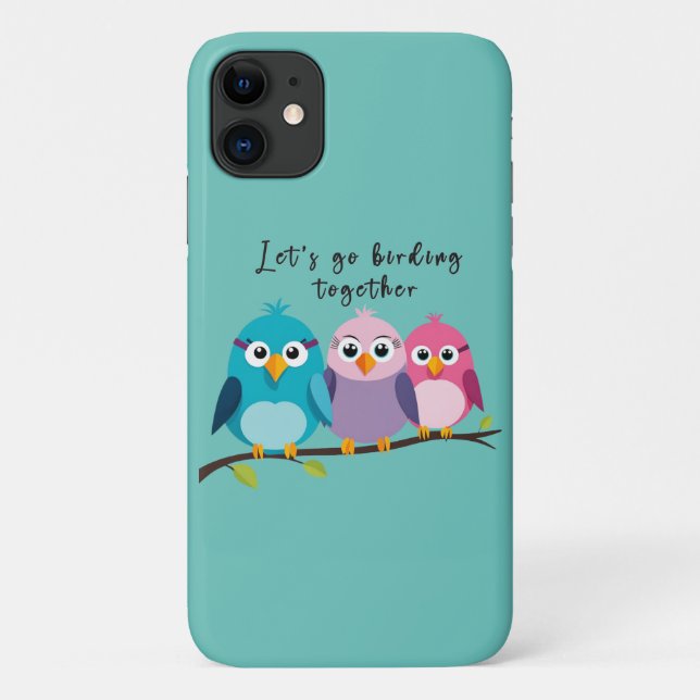 Birding Buddies Apparel Case-Mate iPhone Case (Back)