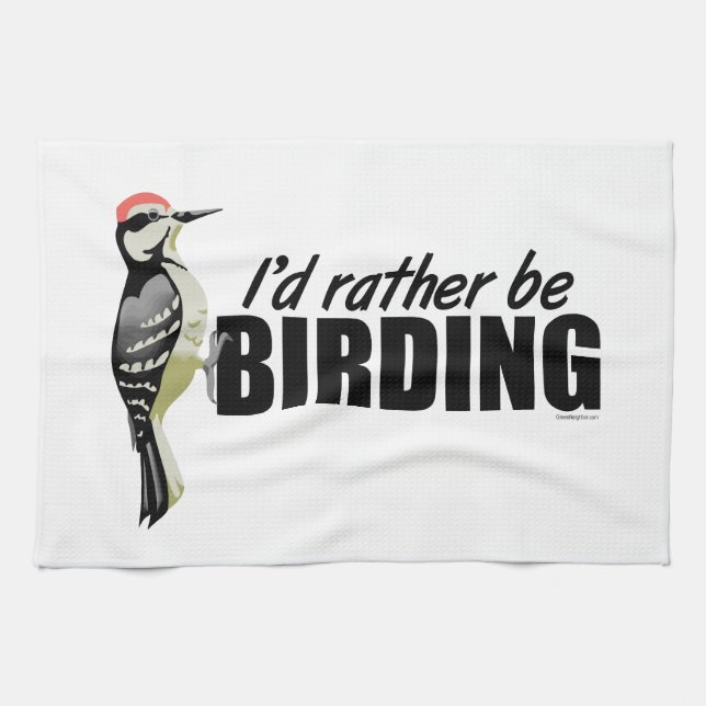Birding Kitchen Towel (Horizontal)