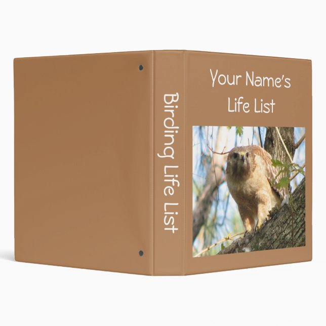 Birding Life List Binder (Background)