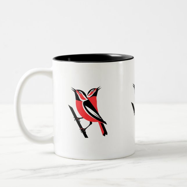 BirdLovers Two-Tone Coffee Mug (Left)