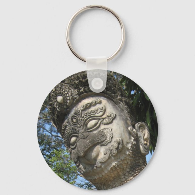 Birdman Wai ... Nong Khai, Isaan, Thailand Keychain (Front)