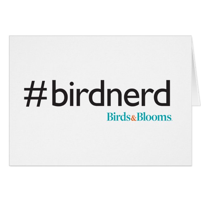 #BirdNerd (Devant Horizontal)
