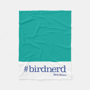 #birdnerd fleece blanket