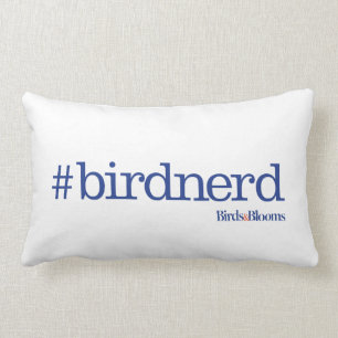 #birdnerd lumbar pillow