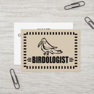 Birdologist Fun Birdwatching Twitcher Ologist Bird Business Card