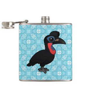 Birdorable Abyssinian Ground Hornbill Hip Flask