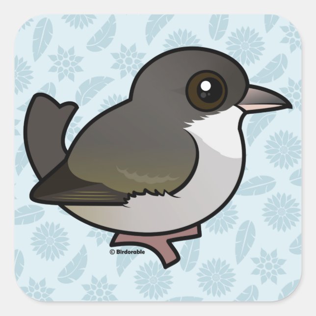 Birdorable 'Akikiki Square Sticker (Front)