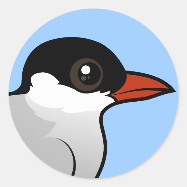 Birdorable Arctic Tern Classic Round Sticker (Front)