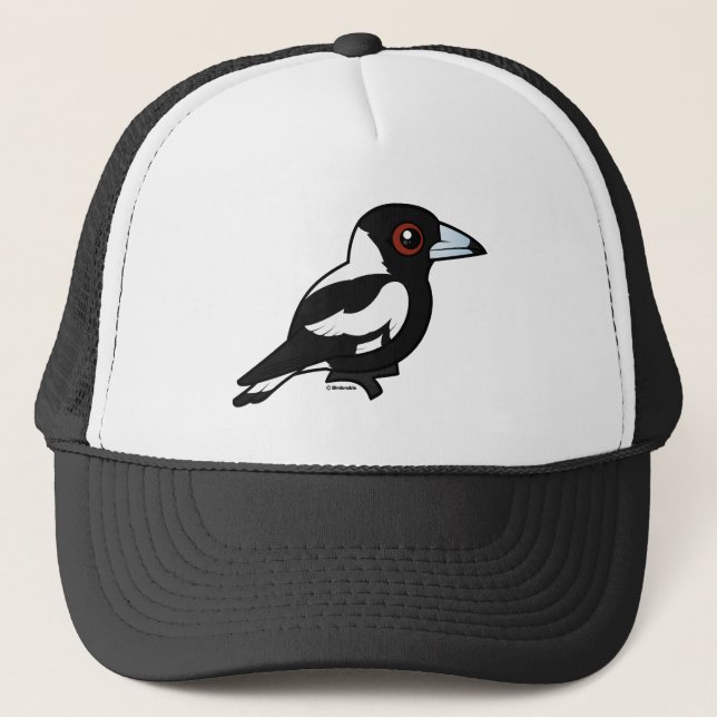 Birdorable Australian Magpie Trucker Hat (Front)