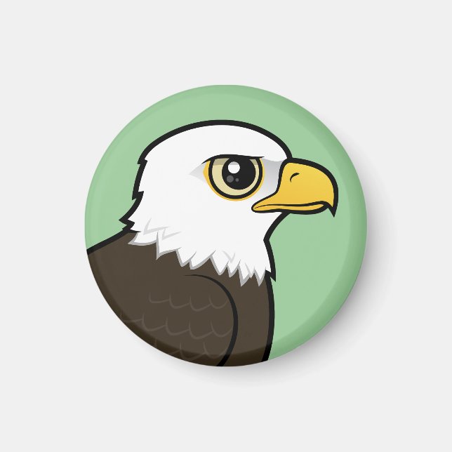 Birdorable Bald Eagle Magnet (Front)