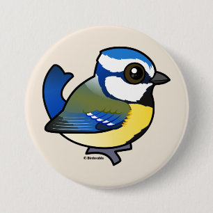 Birdorable Blue Tit 3 Inch Round Button