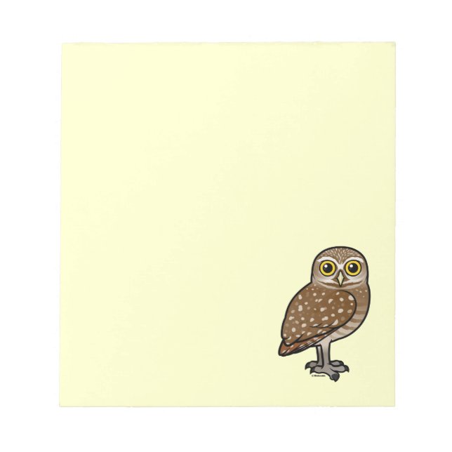 Birdorable Burrowing Owl Notepad (Front)