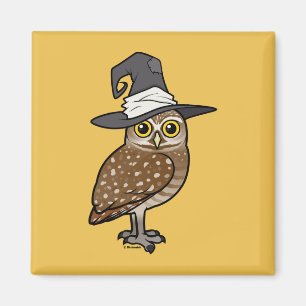 Birdorable Burrowing Owl Witch Magnet