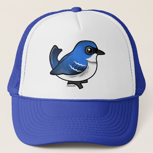 Birdorable Cerulean Warbler Trucker Hat (Front)