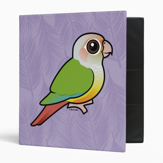 Birdorable Cinnamon Green-cheeked Conure Binder (Front/Inside)