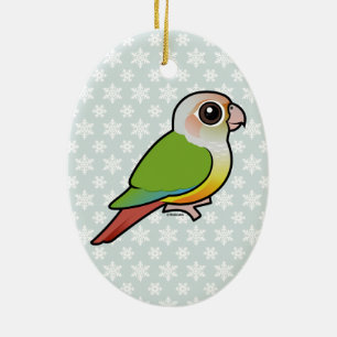 Birdorable Cinnamon Green-cheeked Conure Ceramic Ornament