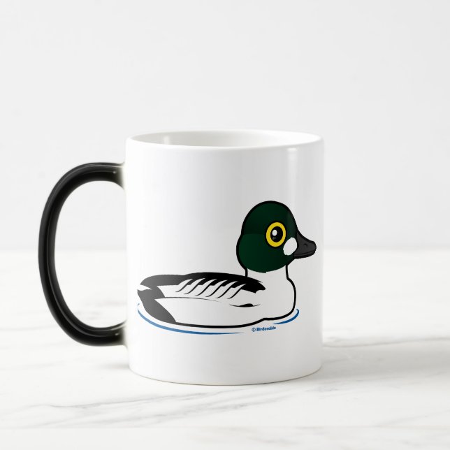 Birdorable Common Goldeneye Magic Mug (Left)