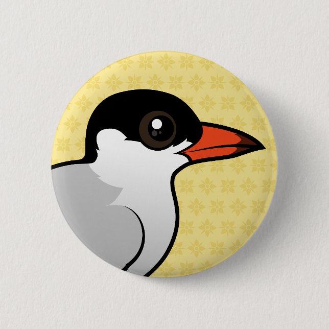 Birdorable Common Tern 2 Inch Round Button (Front)