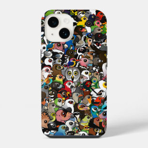 Birdorable Crowd iPhone 14 Case