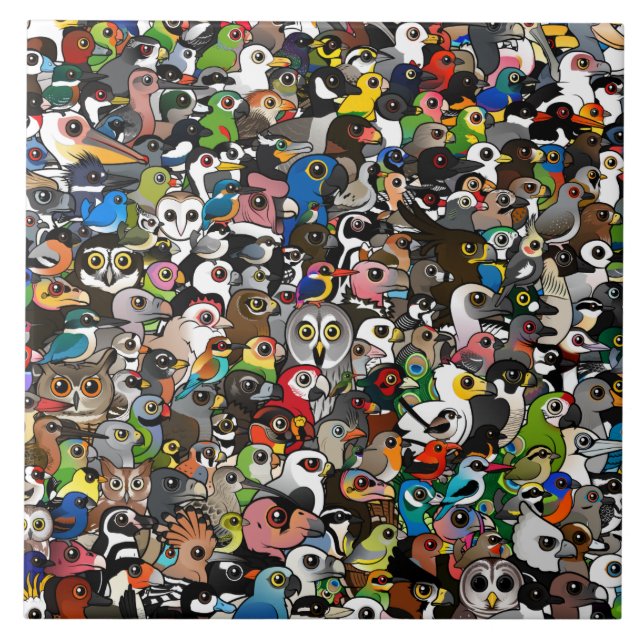 Birdorable Crowd Tile (Front)