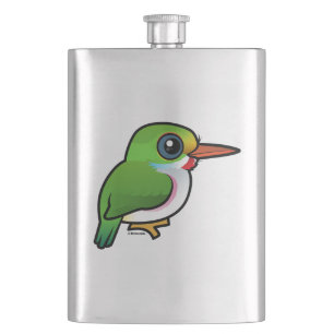 Birdorable Cuban Tody Hip Flask