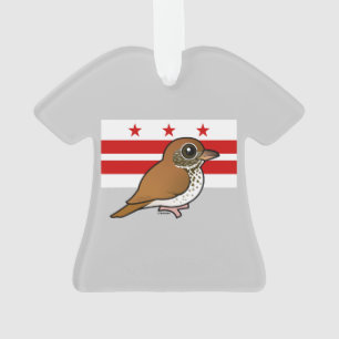 Birdorable de Washington, C.C : Grive en bois