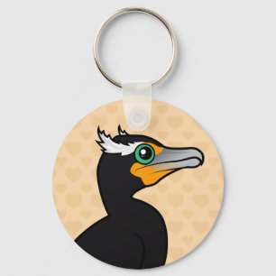 Birdorable Double-crested Cormorant Keychain