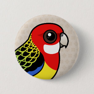 Birdorable Eastern Rosella 2 Inch Round Button