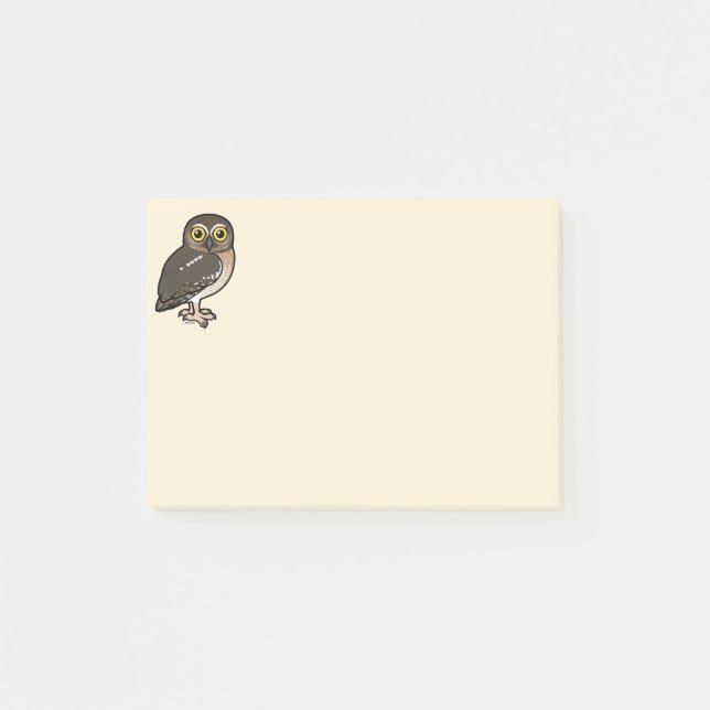 Birdorable Elf Owl Post-it Notes (Front)