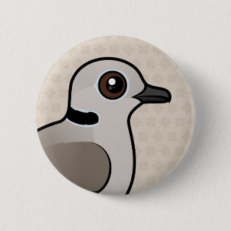 Birdorable Eurasian Collared Dove 2 Inch Round Button