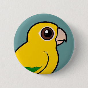 Birdorable Golden Parakeet 2 Inch Round Button