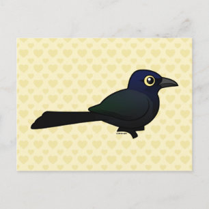 Birdorable Great-tailed Grackle Postcard