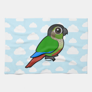 Birdorable Green-cheeked Conure Kitchen Towel