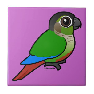 Birdorable Green-cheeked Conure Tile