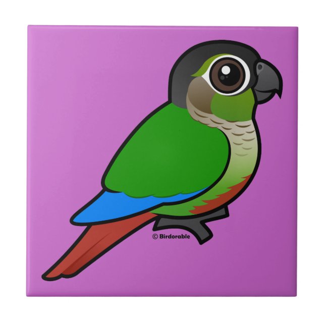 Birdorable Green-cheeked Conure Tile (Front)