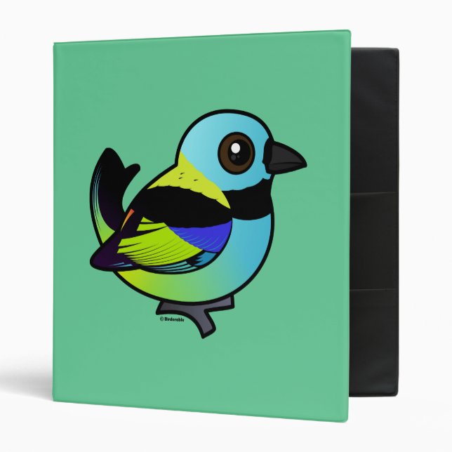 Birdorable Green-headed Tanager Binder (Front/Inside)