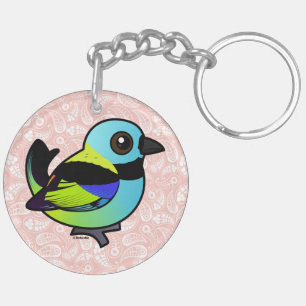 Birdorable Green-headed Tanager Keychain