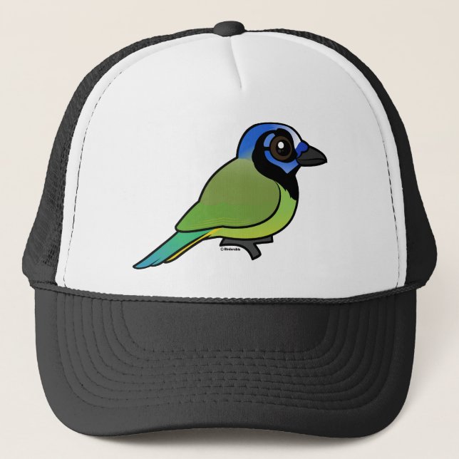 Birdorable Green Jay Trucker Hat (Front)