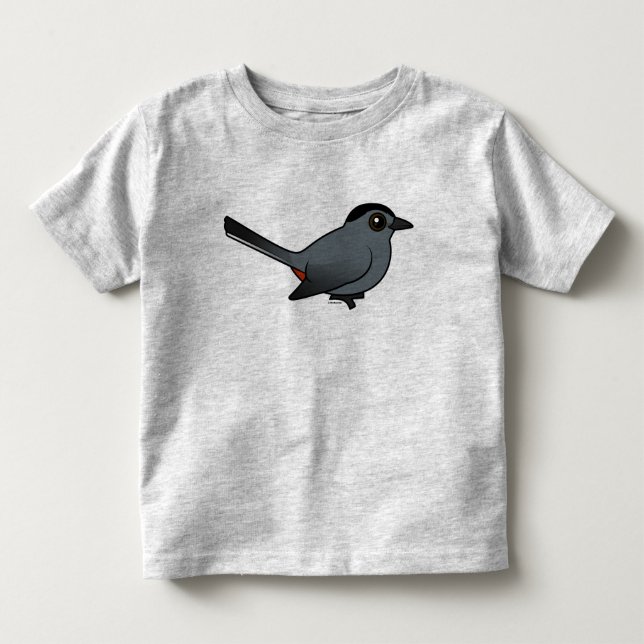 Birdorable Grey Catbird Toddler T-shirt (Front)