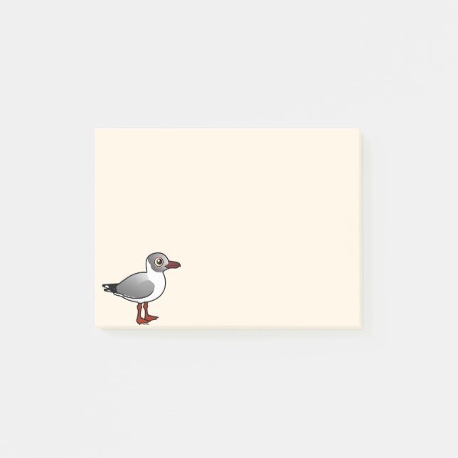 Birdorable Grey-headed Gull Post-it Notes (Front)