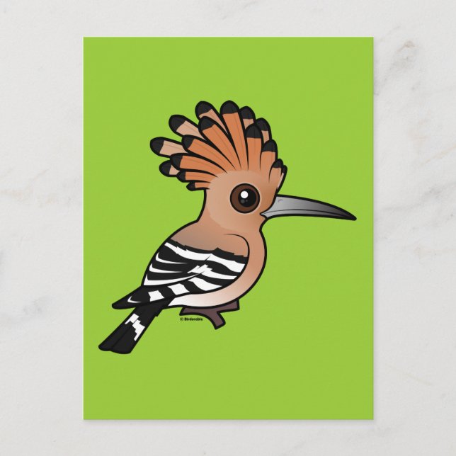 Birdorable Hoopoe Postcard (Front)