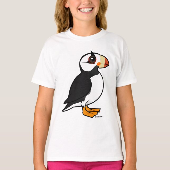 Birdorable Horned Puffin T-Shirt (Front)