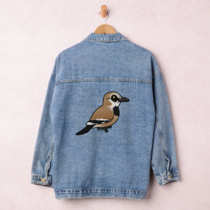 Birdorable Iranian Ground Jay Denim Jacket
