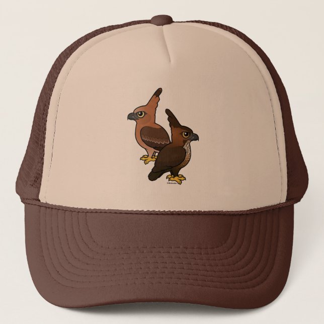 Birdorable Javan Hawk-Eagles Trucker Hat (Front)