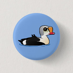 Birdorable King Eider 1 Inch Round Button
