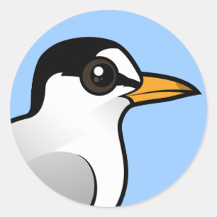 Birdorable Least Tern Classic Round Sticker