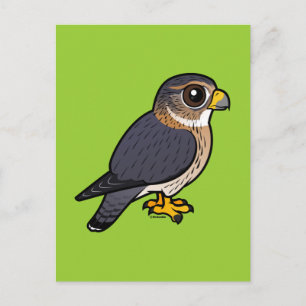 Birdorable Merlin Postcard