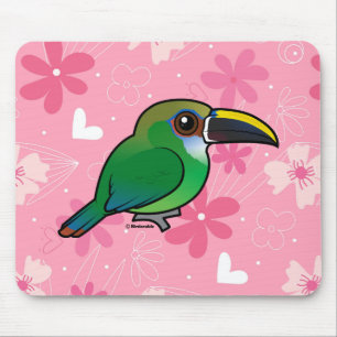 Birdorable Northern Emerald Toucanet Mouse Pad
